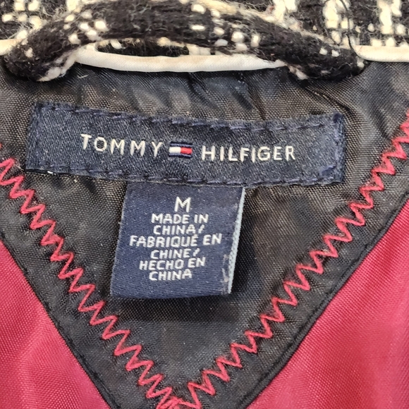 Tommy Hilfiger Double Breasted Tweed Blazer Jacket Size Medium - Picture 6 of 9